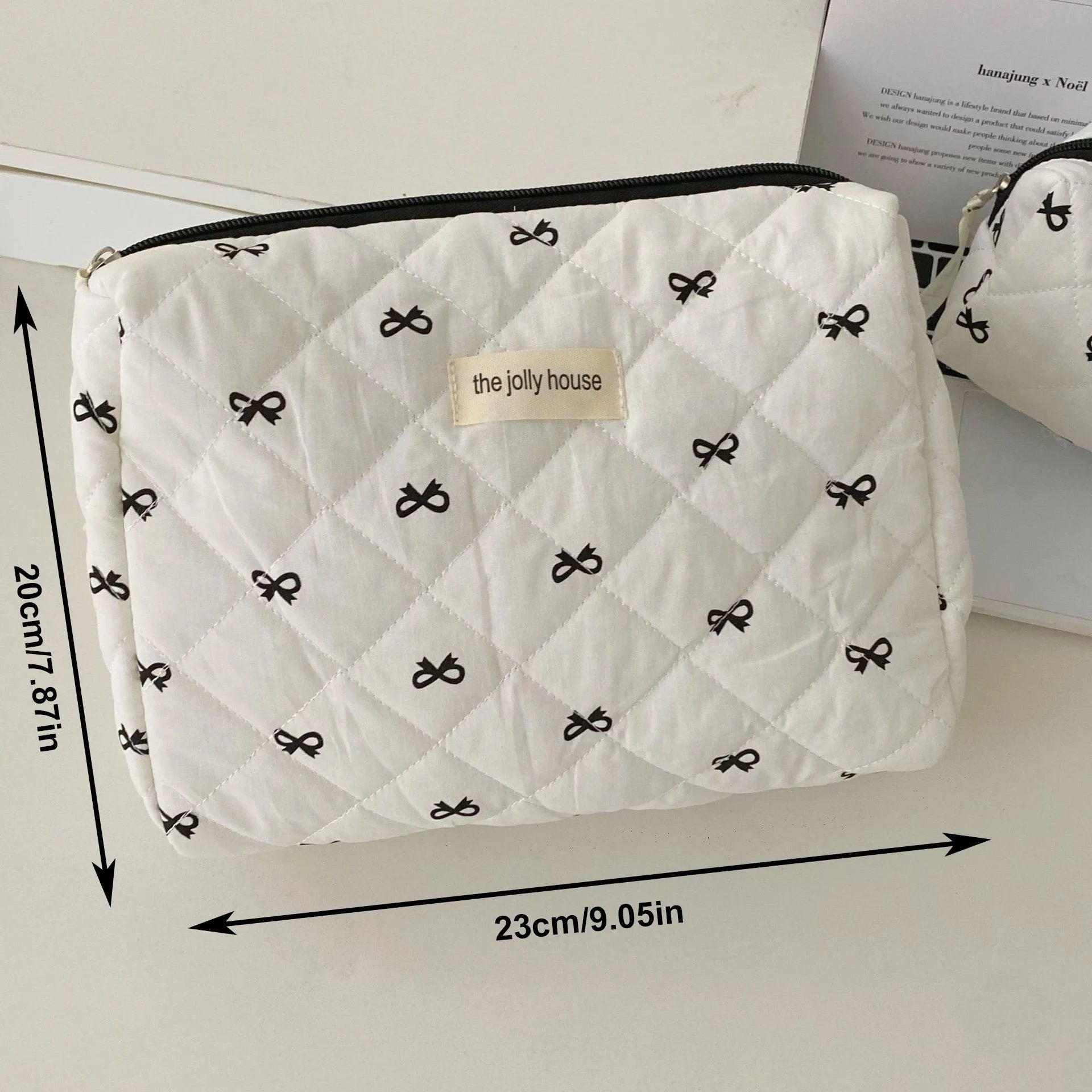 Cherry Print Makeup Bag Cosmetic Tote Organizer For Travel - Smarsty