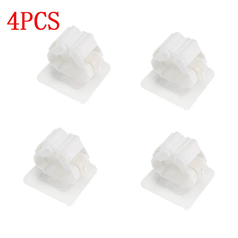 Mop Storage Storage Rack Bathroom Suction Hanging Pipe Traceless Mop Clip Broom Hanger Wall-Mounted Waterproof Mop Rack by Smarsty