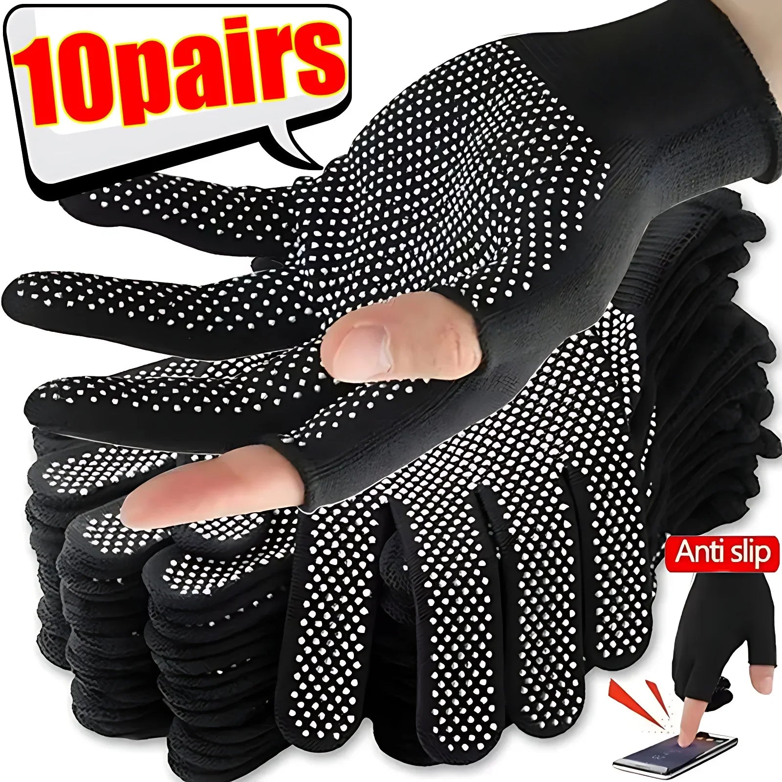 Non Slip Nylon Touchscreen Gloves for Outdoor Sport - Smarsty