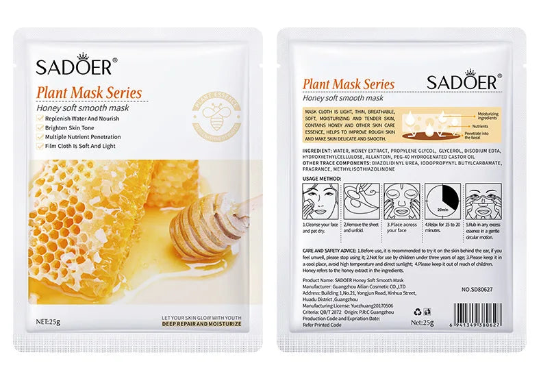 Natural Plant Face Masks for Deep Hydration and Firming - Smarsty