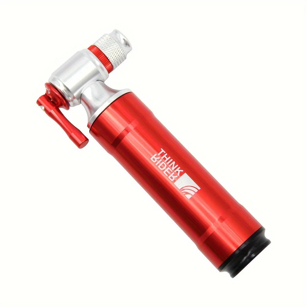 ThinkRider CO2 Pump For Bicycle Schrader Presta Adapter Bike Pump Inflator Aluminum Tire Tube Mini size MTB Bicycle Pumps CO2 Ca