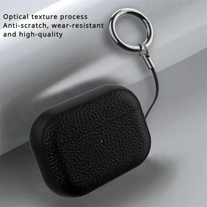 Leather Texture Case For Apple AirPods Pro Protection - Smarsty
