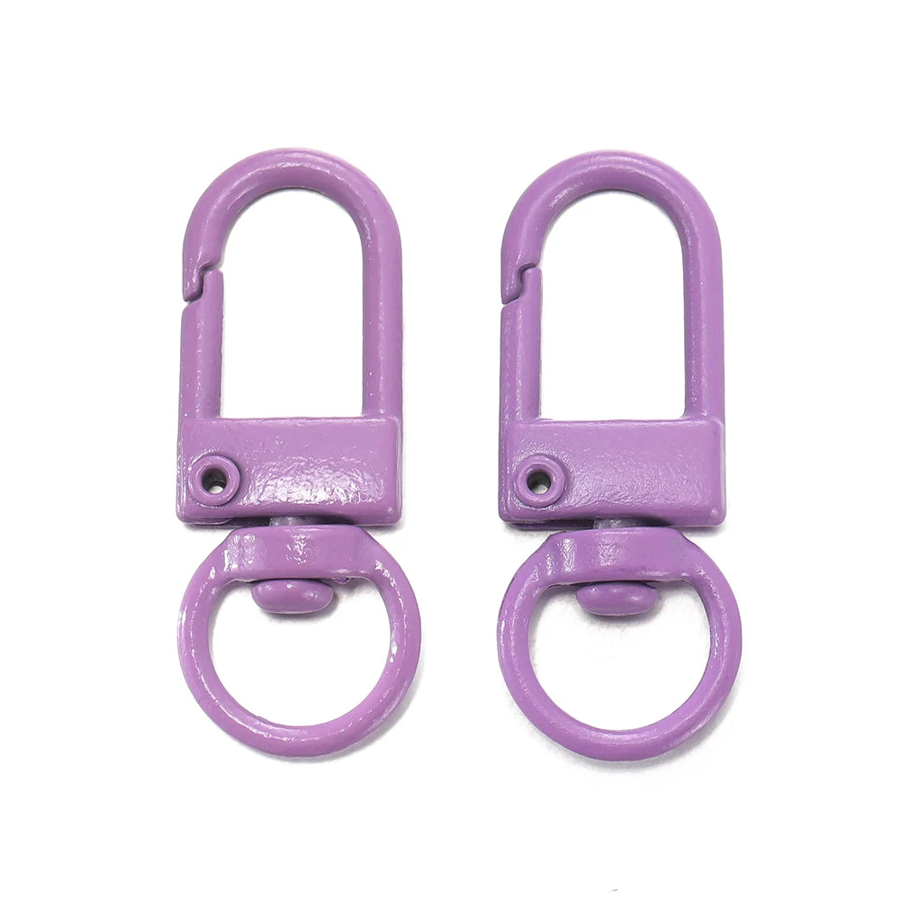Colorful Alloy Snap Lobster Clasp Keychain Hooks Set - Smarsty