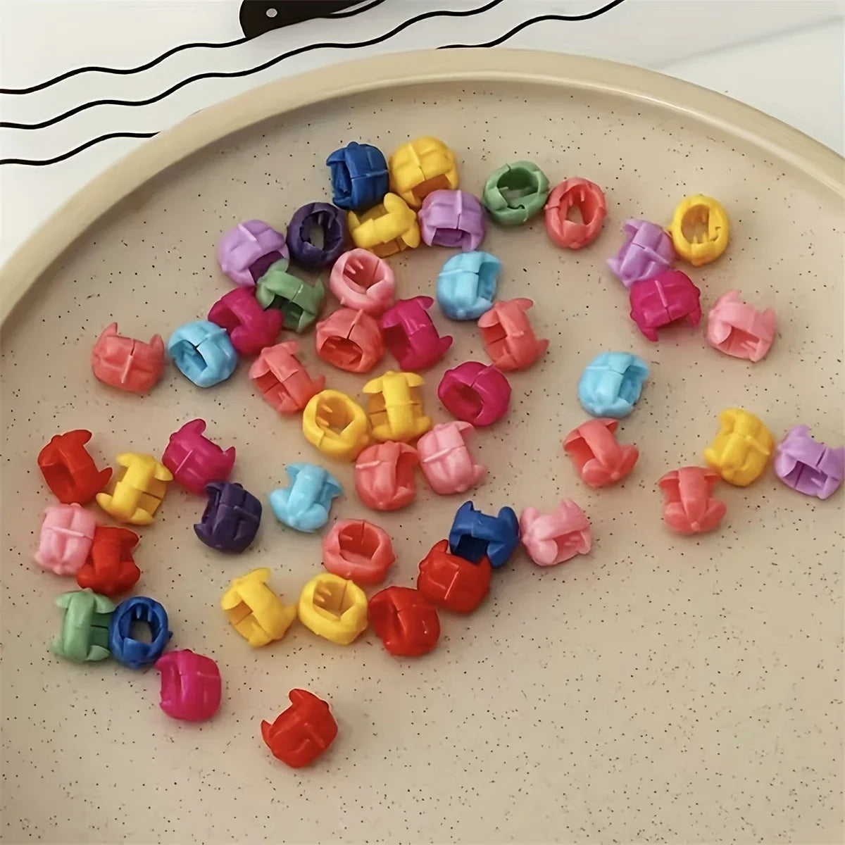 Colorful Hair Clips Set for Stylish Hair Braiding - Smarsty