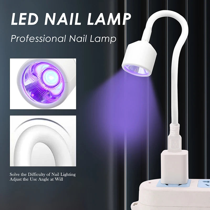 Foldable UV LED Nail Dryer Quick Dry Curing Lamp - Smarsty
