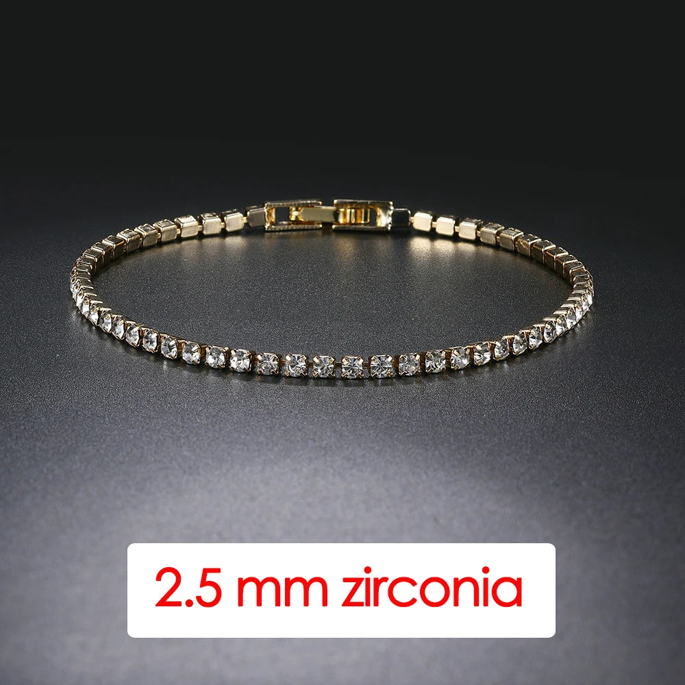 Trendy Women's Tennis Bracelet with AAA+ Cubic Zirconia - Smarsty