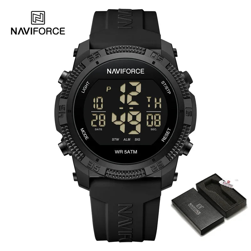 NAVIFORCE NF7104 Men's Waterproof Digital Watch with Alarm - Smarsty
