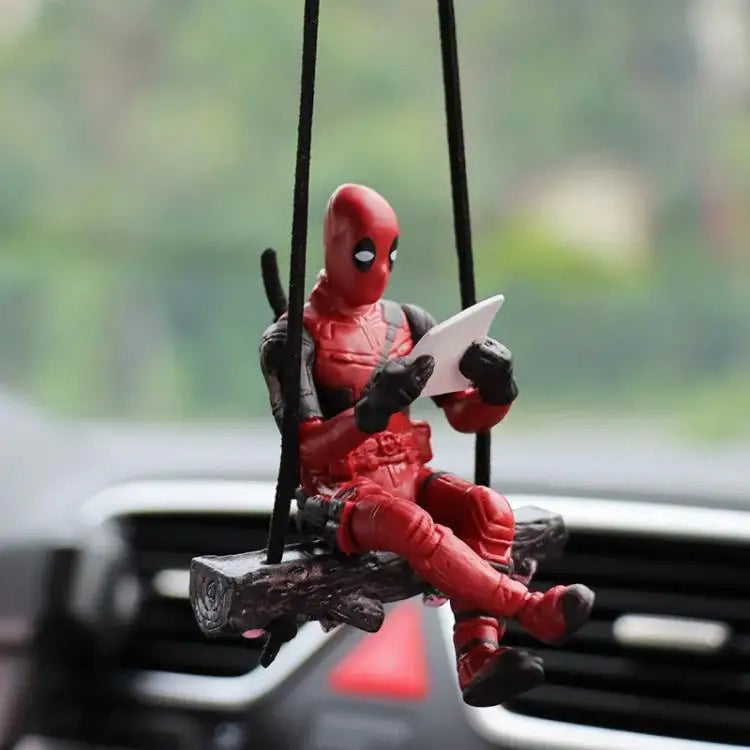 Deadpool Car Pendant Rearview Mirror Charm Interior Decor - Smarsty