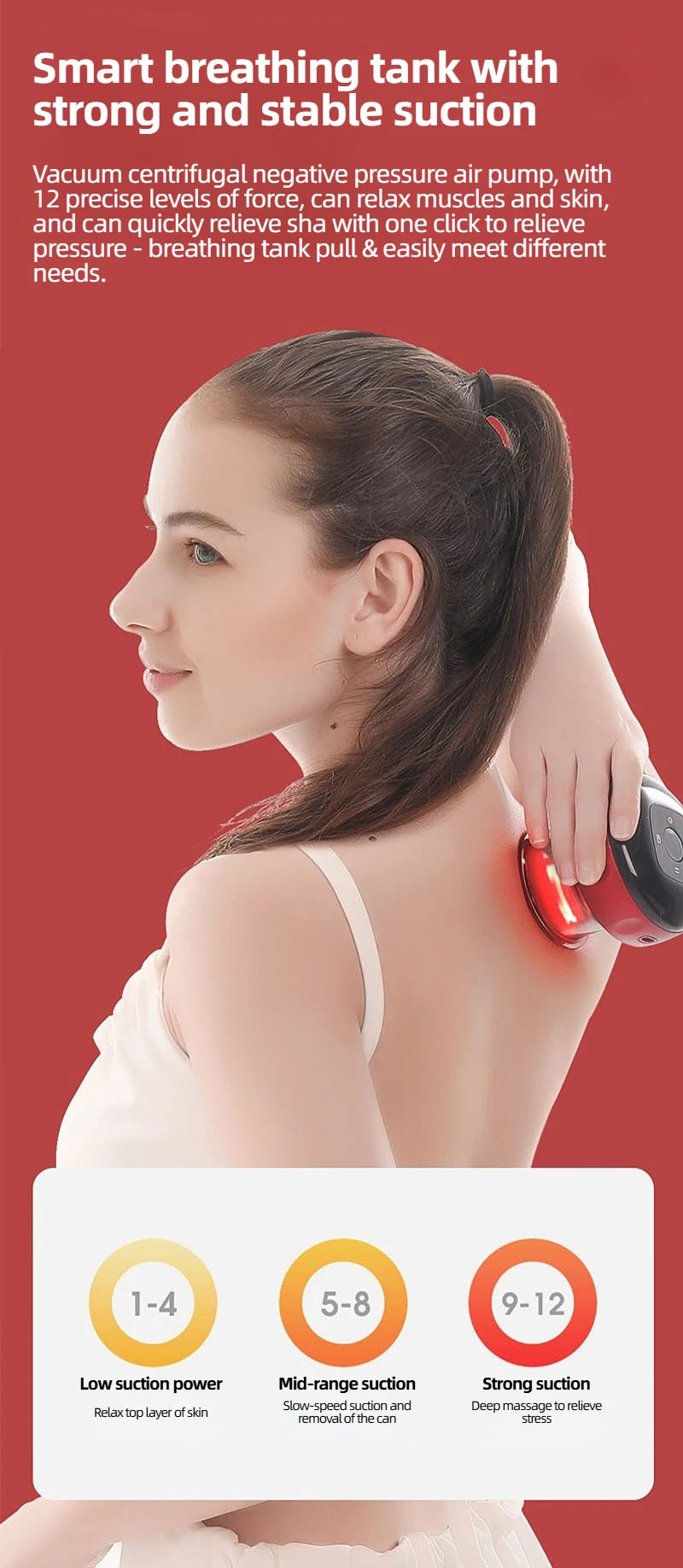 Intelligent Electric Cupping Massage Device for Fatigue Relief - Smarsty