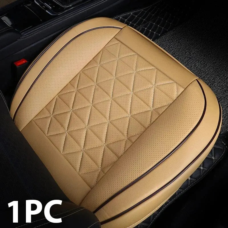 PU Leather Front Car Seat Cover Memory Foam Cushion - Smarsty