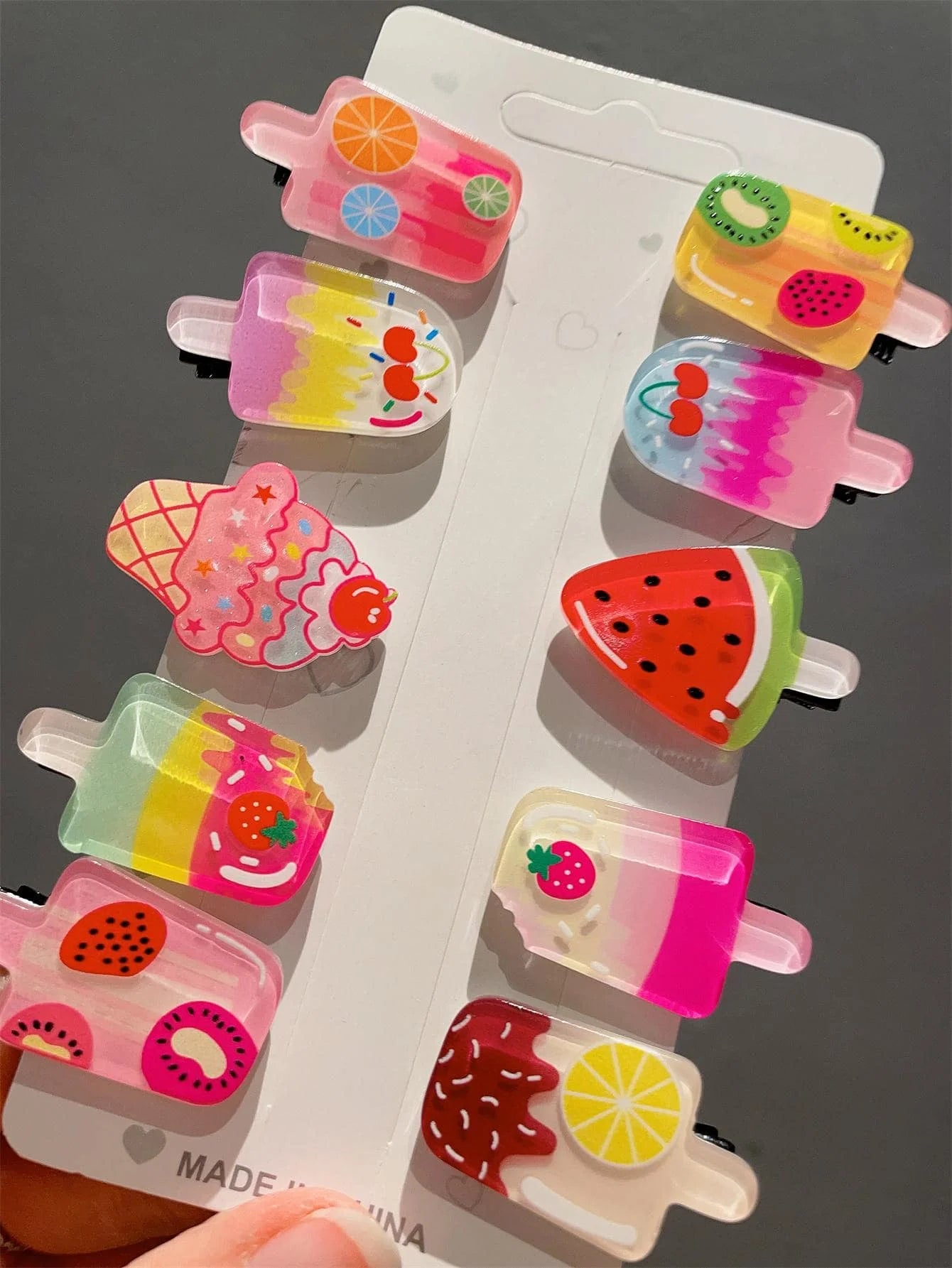 Cute Ice Cream Hair Clips for Summer Fun - Smarsty