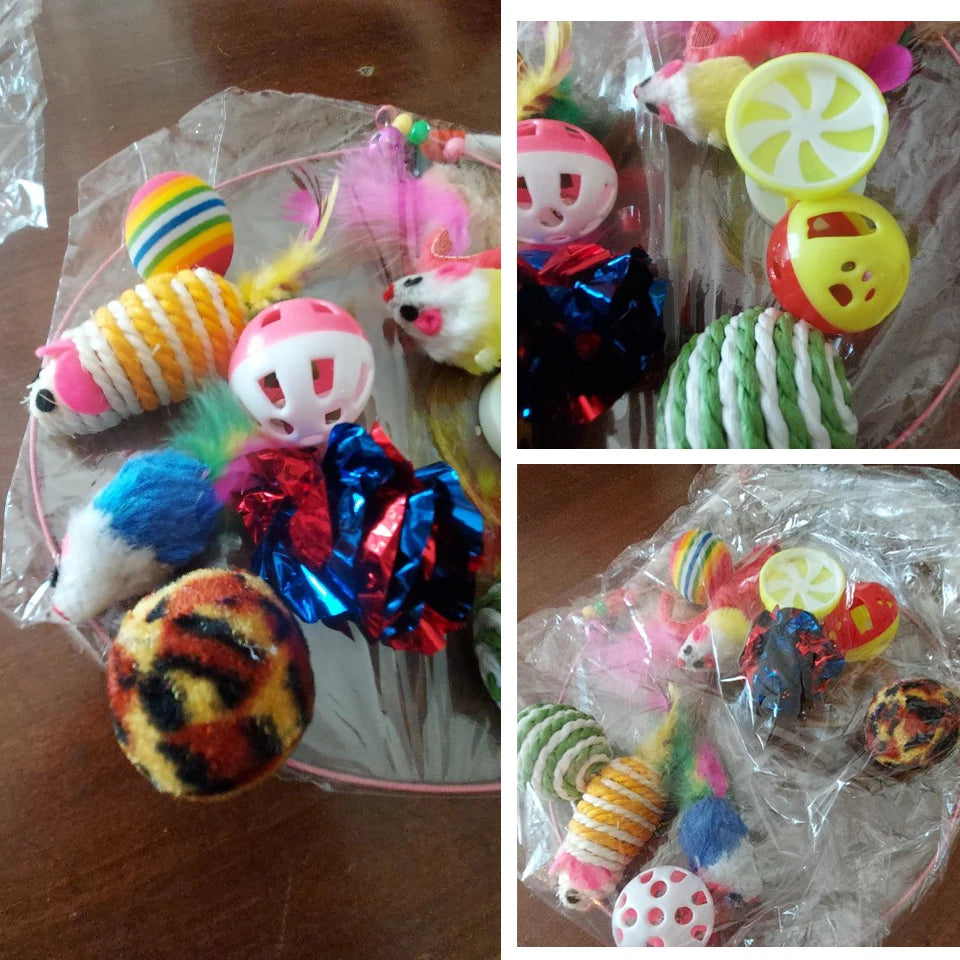 Interactive Cat Toy Combination Set for Fun Play - Smarsty