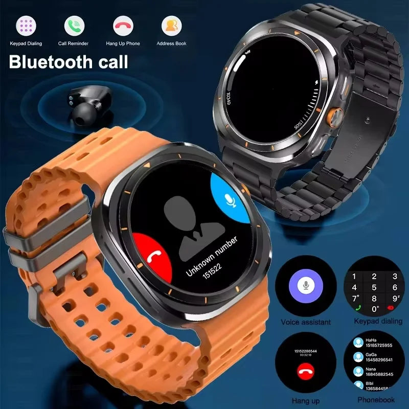 LAXASFIT GT7 Ultra Smartwatch with HD AMOLED Display - Smarsty