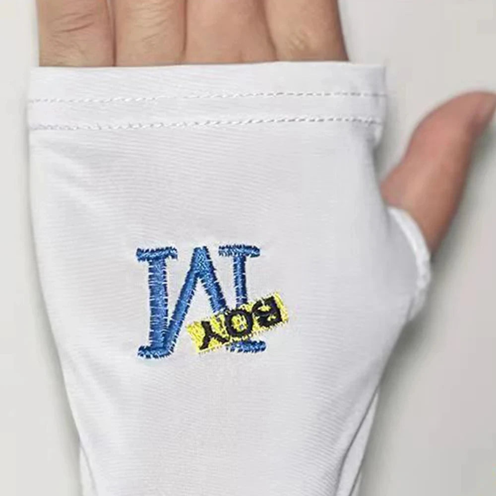 Mens UV Protection Ice Arm Sleeves Lightweight Cooling Gloves - Smarsty