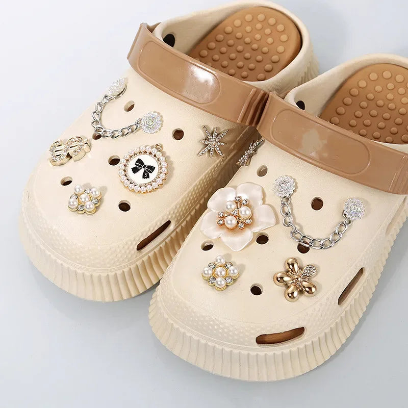 Shoe Charms for DIY Colored Diamond Crystal Shoe Buckle Decoration for Shoe Charm Accessories Kids Party Gift Shoes Decorations - Smarsty