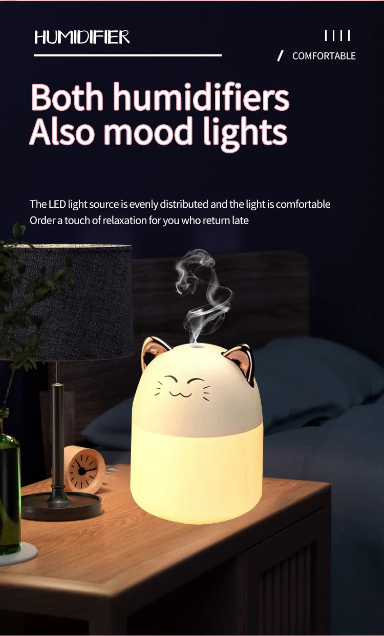 Cute Mini USB Humidifier for Office Use - Smarsty