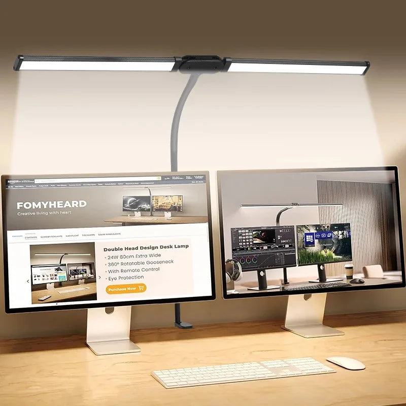 Dimmable LED Clip Desk Lamp for Reading - Smarsty