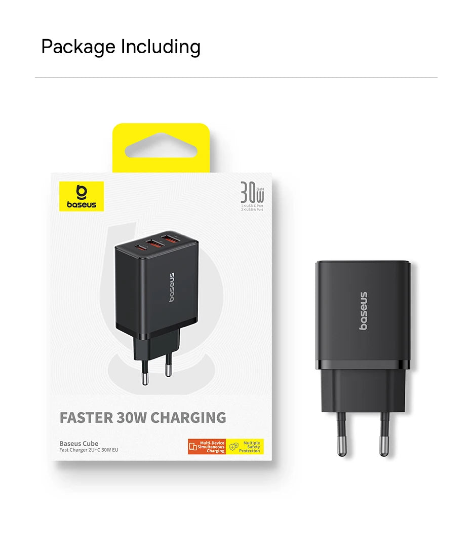 30W USB Type C PD Fast Charger For iPhone Androids - Smarsty