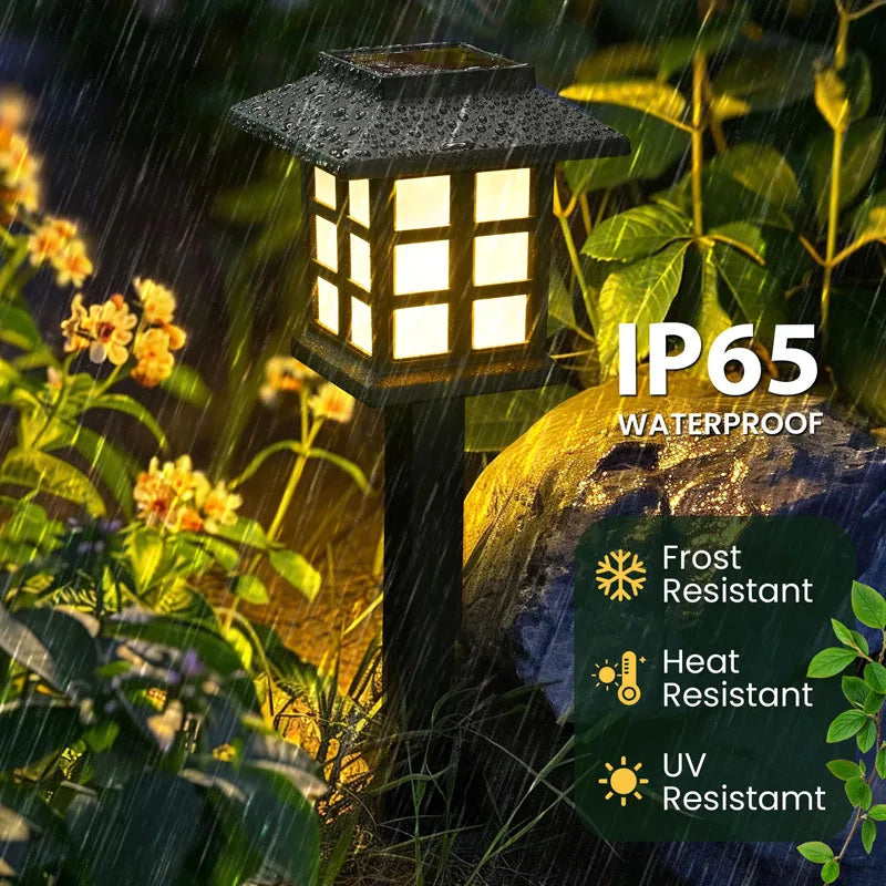 8pcs Waterproof Solar Garden Pathway Lights for Outdoor Decor - Smarsty