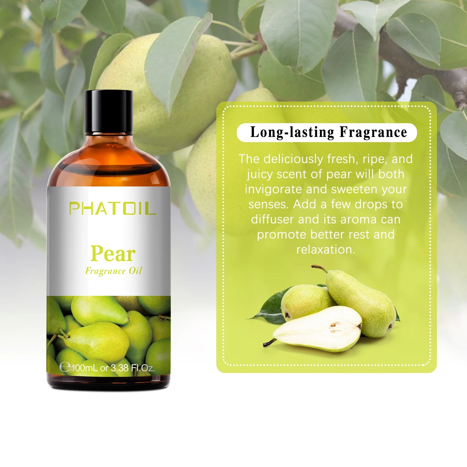 PHATOIL 100ml Aromatherapy Fragrance Oil Pure Essential Oils - Smarsty