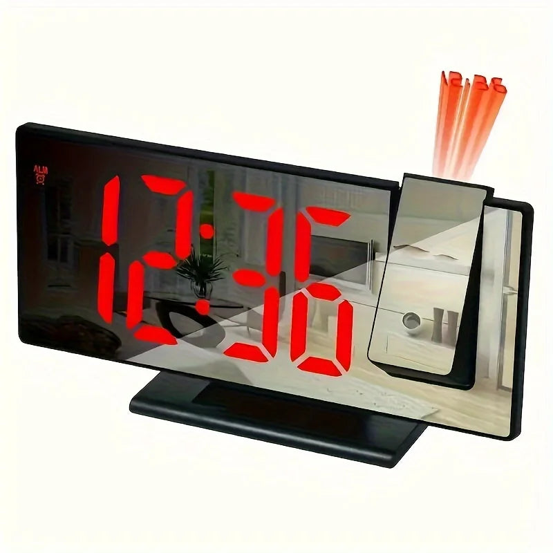Intelligent Projection Alarm Clock with Large Screen - Smarsty