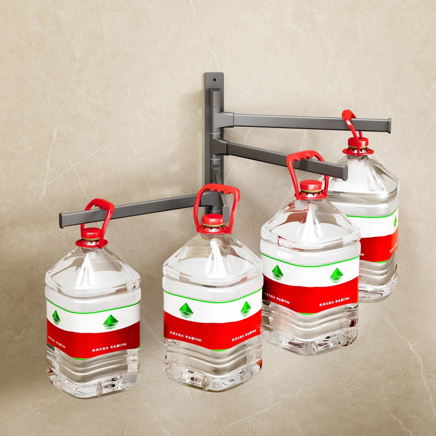 Rotatable Aluminum Towel Rack Space Saving Design - Smarsty
