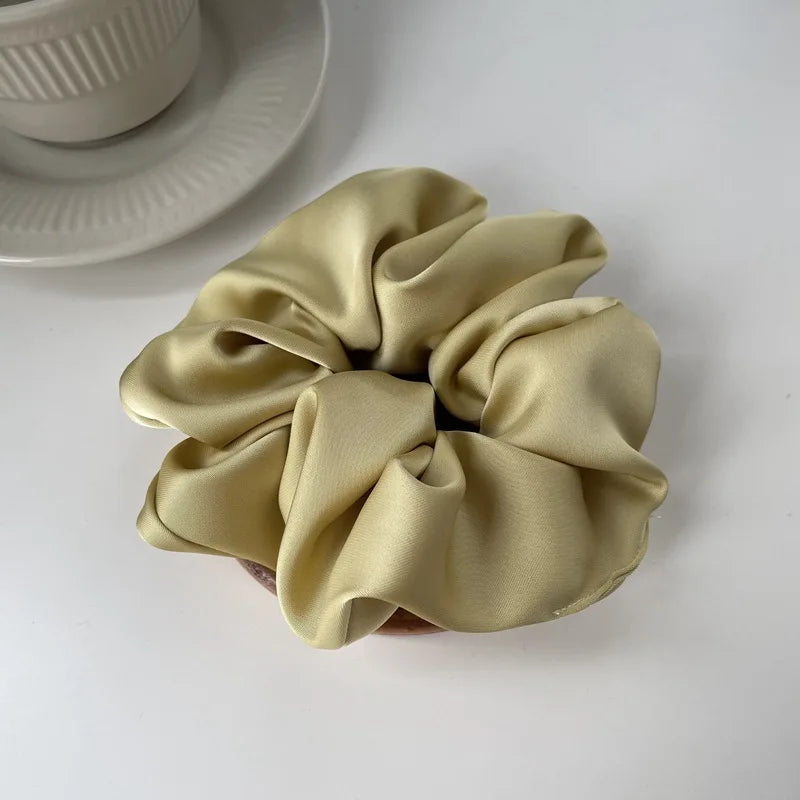 Satin Scrunchies Hair Accessories Gentle Soft Hold Premium - Smarsty