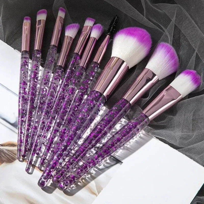 10PCS Professional Makeup Brush Set for Flawless Application - Smarsty