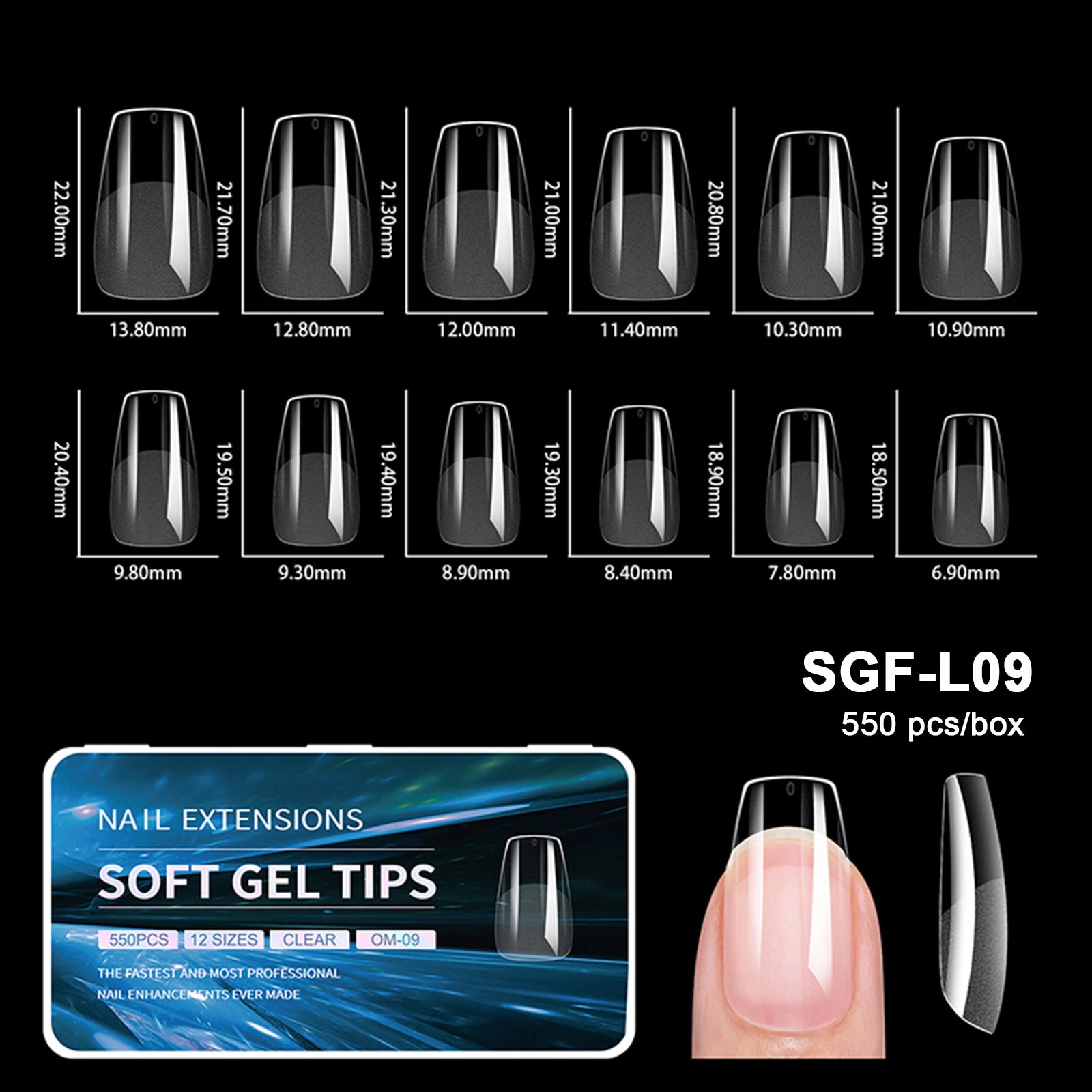 Luxury Soft Gel False Nail Tips for Elegant Manicure - Smarsty