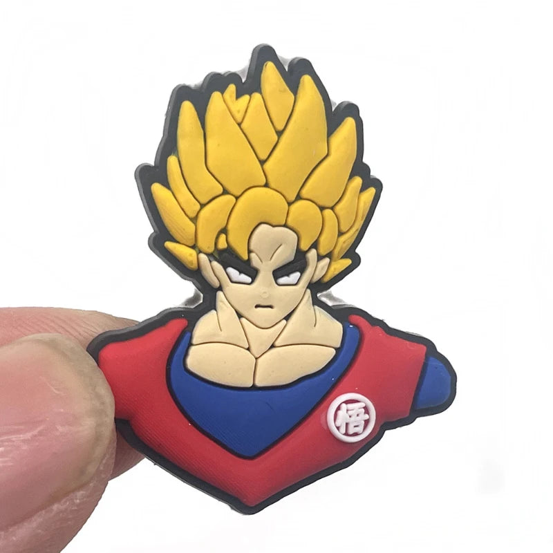 New JIBBITZ Dragon Ball Shoe Charm For Clogs PVC Waterproof Sandals Decorate Buckle Decorations Accessories Toys Gift