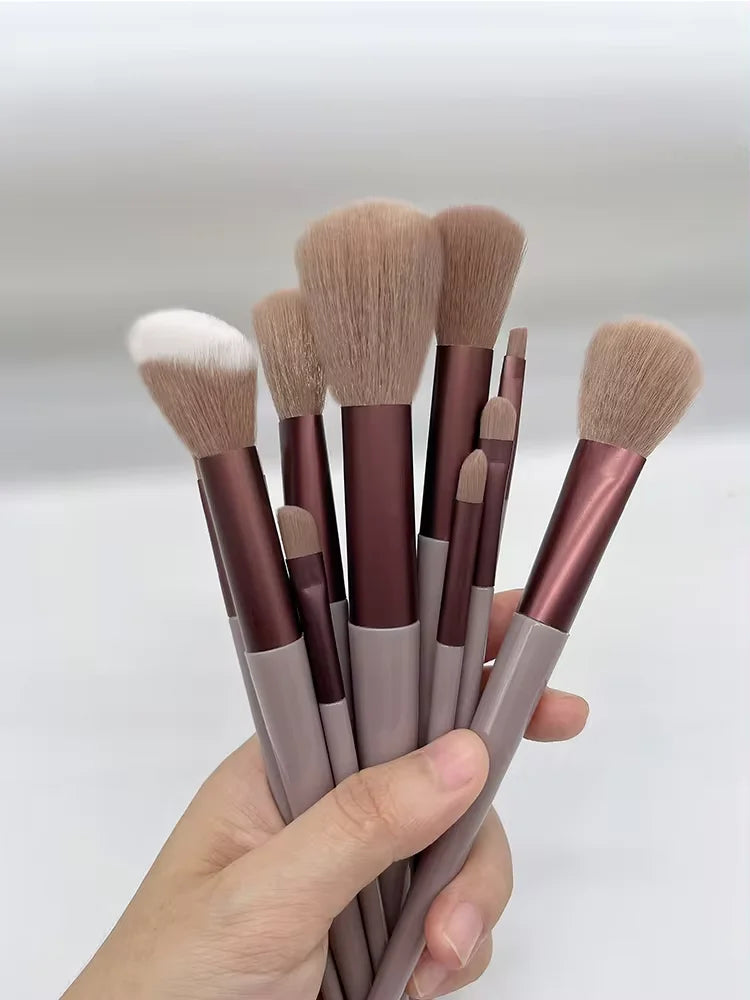 13 Piece Makeup Brushes Set for Flawless Application - Smarsty
