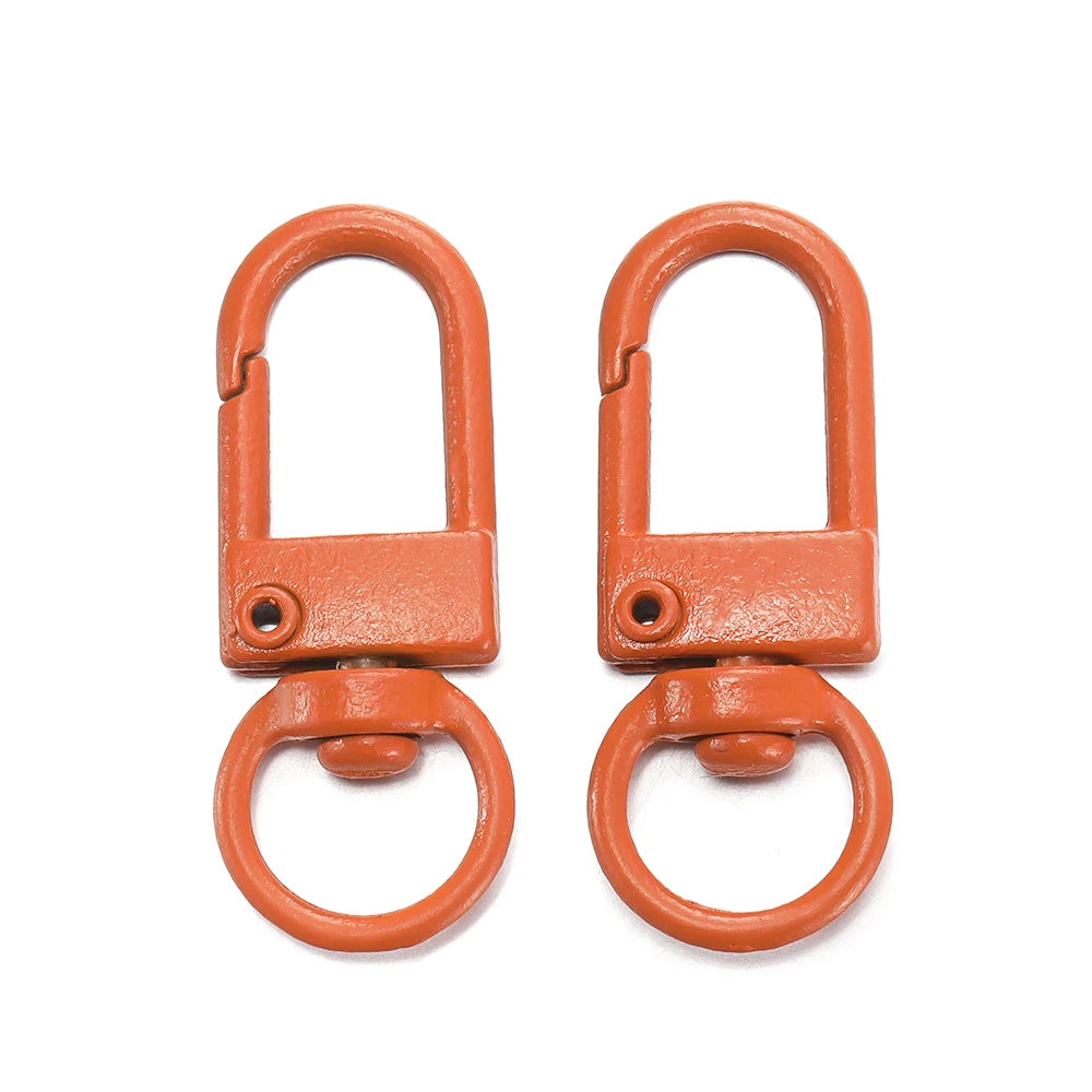 Colorful Alloy Snap Lobster Clasp Keychain Hooks Set - Smarsty