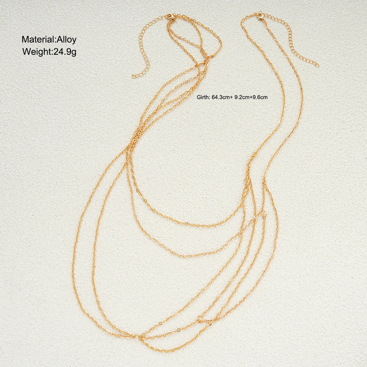 Summer Sexy Metal Body Chain Bikini Jewelry for Women - Smarsty