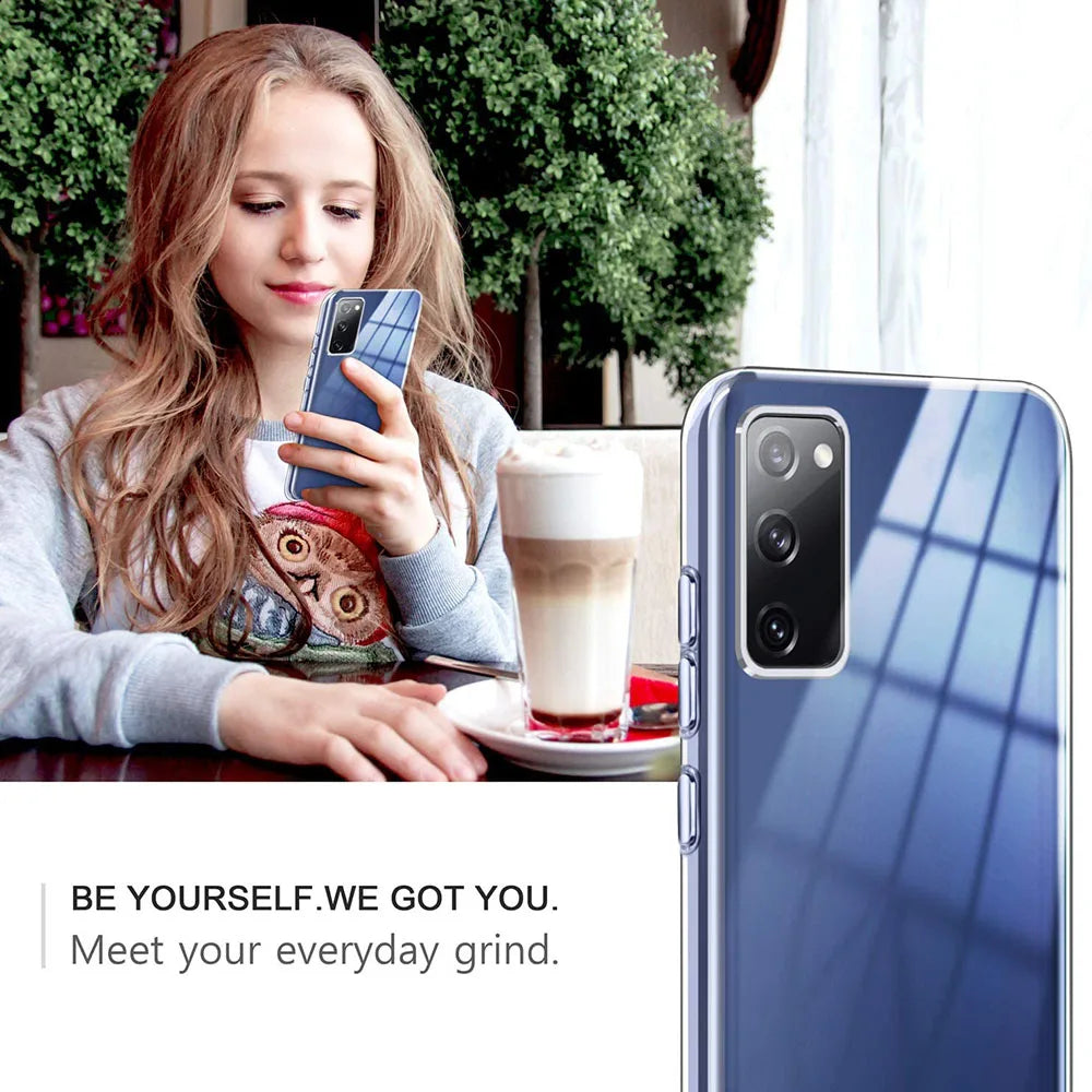 Ultra Slim Silicone Galaxy Case With Anti Scratch Guard - Smarsty