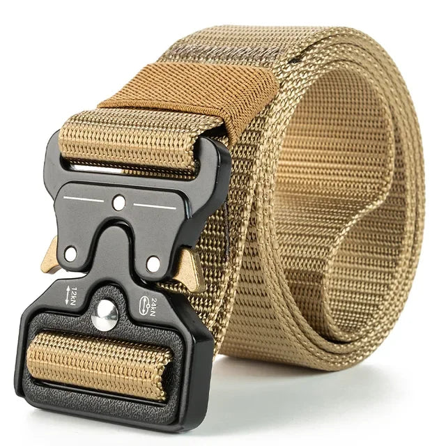 Tactical Canvas Belt Mens Military Outdoor Waistband - Smarsty