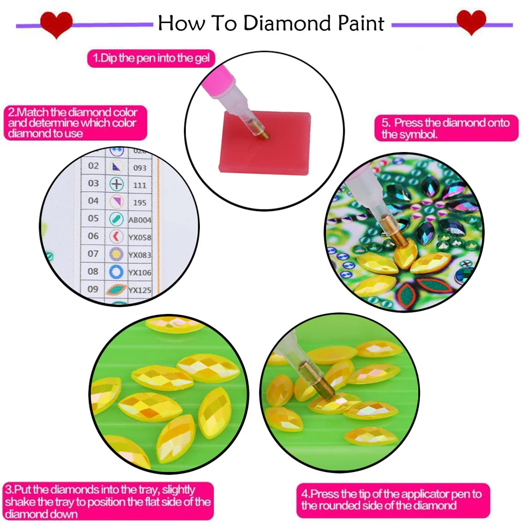 Diamond Painting Coasters Set with Cartoon Cat Design - Smarsty
