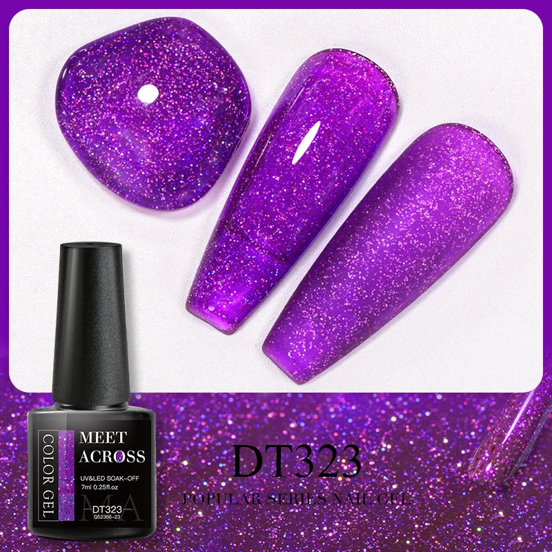 Pink Dried Flower Gel Nail Polish for Fairy Nail Art - Smarsty