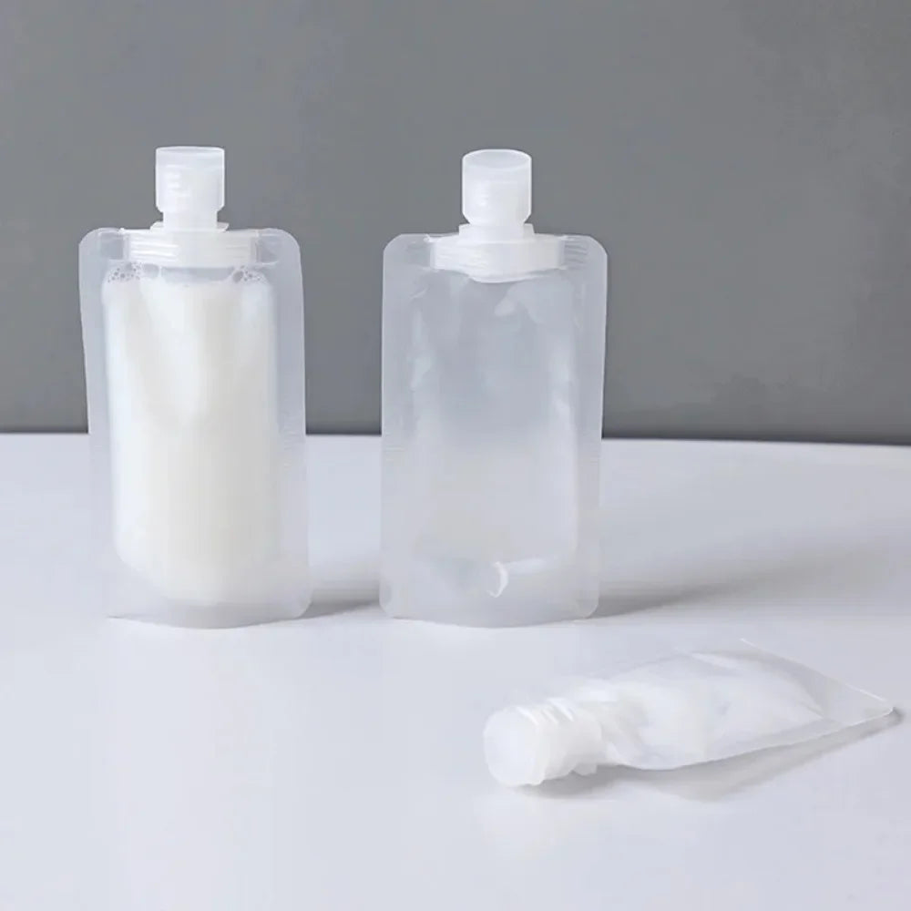 Travel Size Leak Proof Squeeze Pouches for Cosmetics - Smarsty