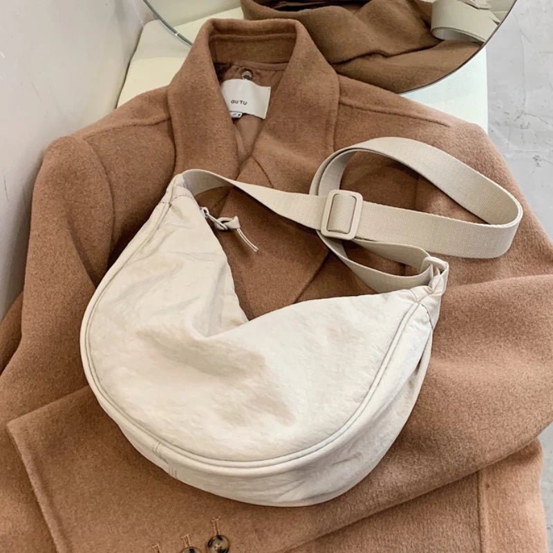 Casual Nylon Crossbody Bag for Women Large Capacity - Smarsty