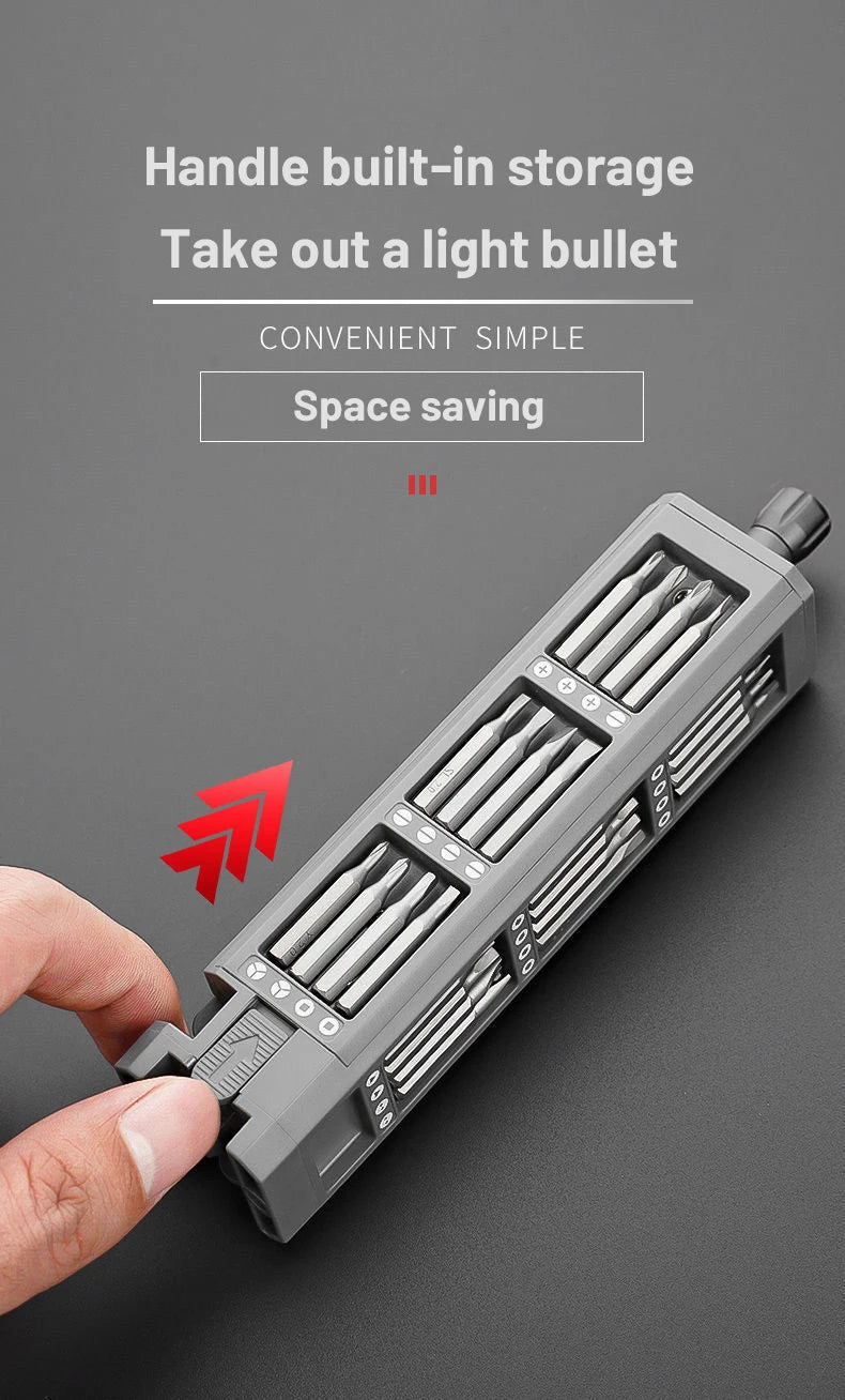 Precision Screwdriver Set 8 32 43 46 in 1 Torx Hex Phillips Magnetic Screwdriver Bit Phone Watch Laptop Mini Repair Tool Set - Smarsty