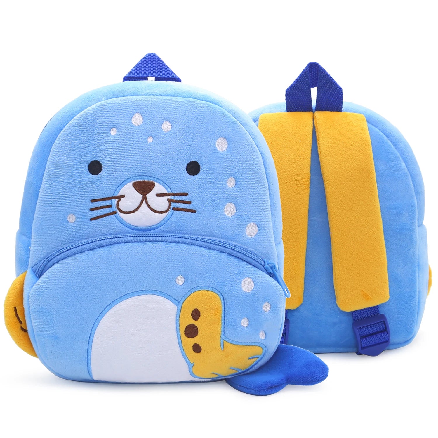 Soft Plush Kids Backpack With Cartoon Animal Design - Smarsty