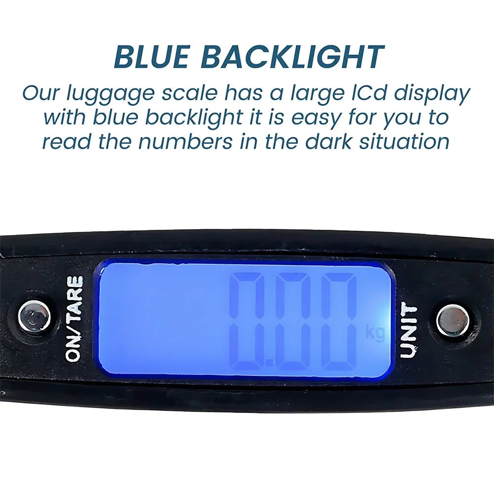 Digital Luggage Scale with Backlit Display for Travel - Smarsty