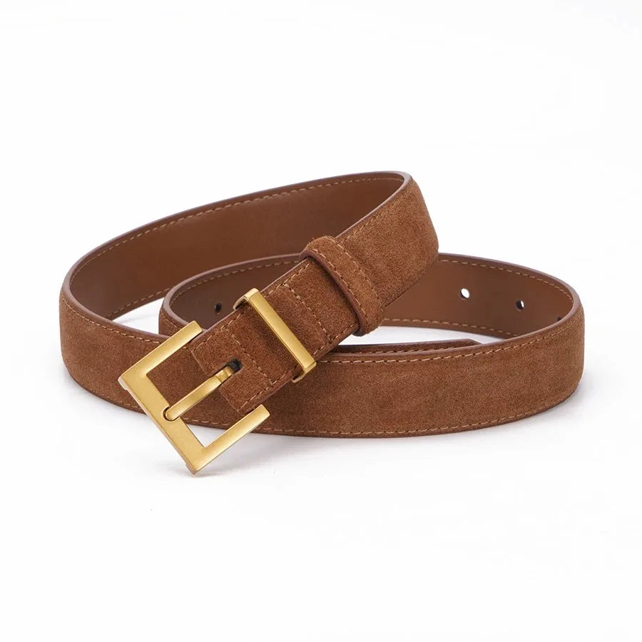 Luxury Double Genuine Leather Belt for Women - Smarsty