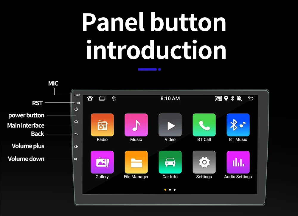 Android Auto Car Stereo 7 9 10Inch IPS Display GPS - Smarsty