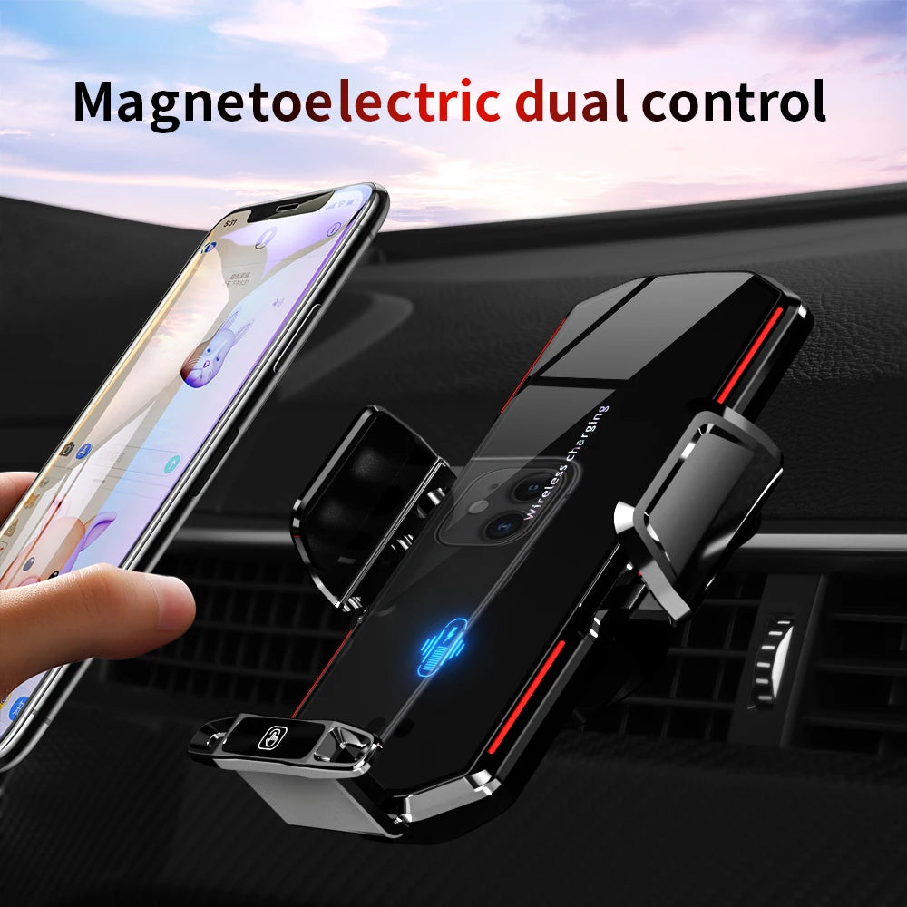 Magnetic Car Phone Holder Wireless 66W Fast Charger - Smarsty