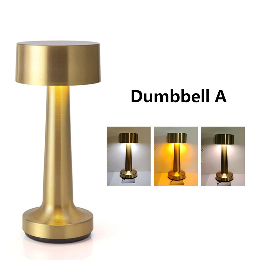 Rechargeable LED Table Lamp with Touch Control - Smarsty