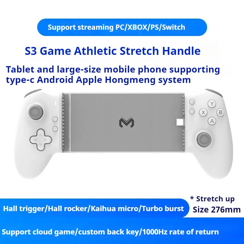 Memo S3 Type-C Mobile Gamepad with Hall Effect Joystick - Smarsty