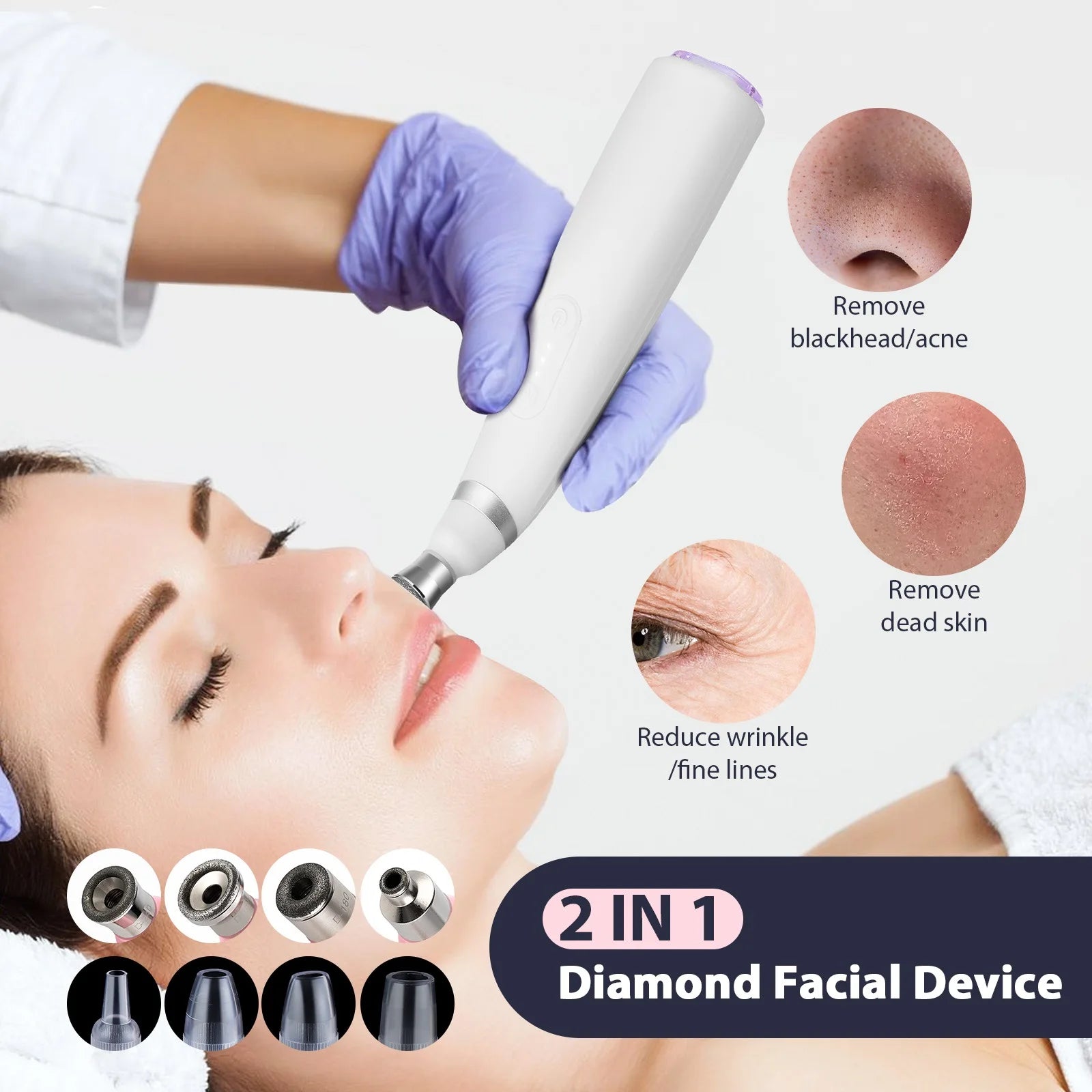Professional Diamond Microdermabrasion Machine for Home Use - Smarsty