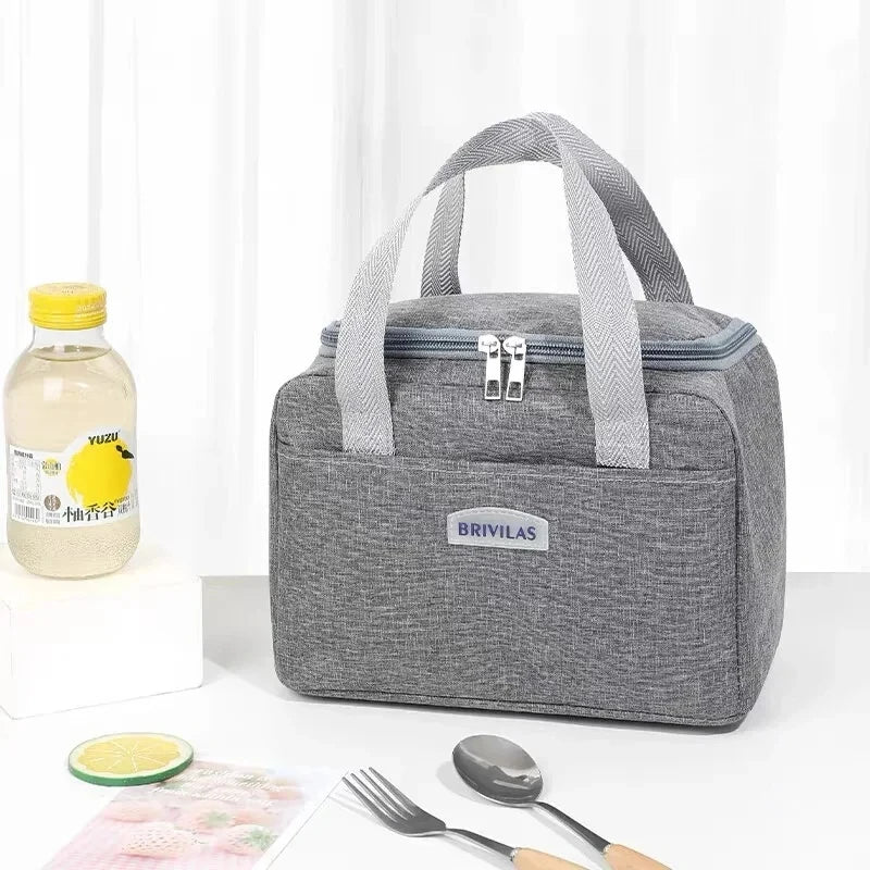 Insulated Portable Lunch Bag For Women Office Tote Compact - Smarsty