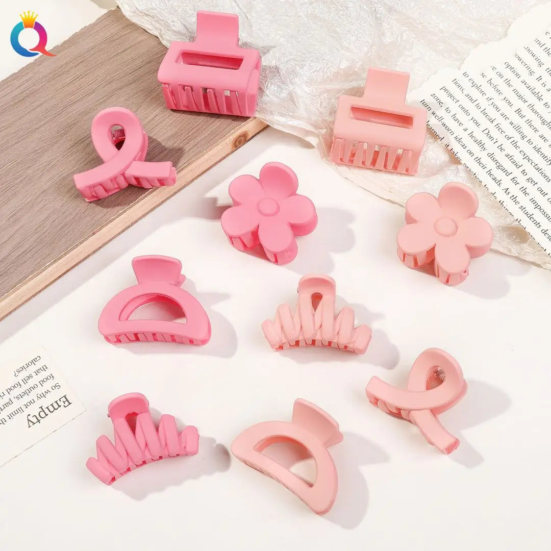 Small Flower Hair Claw Clips For Thin Hair Secure Hold - Smarsty